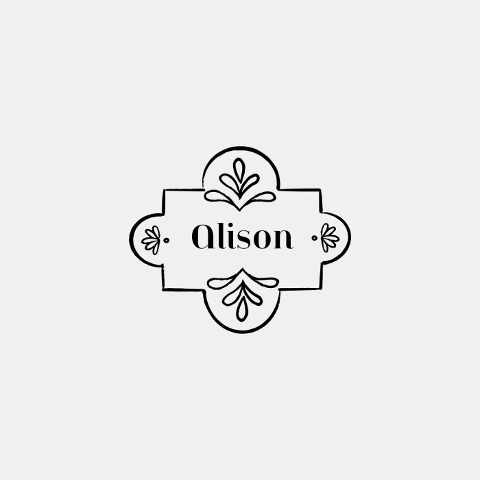 Illustration marque-place mariage personnalisé - Blue Mediterraneo