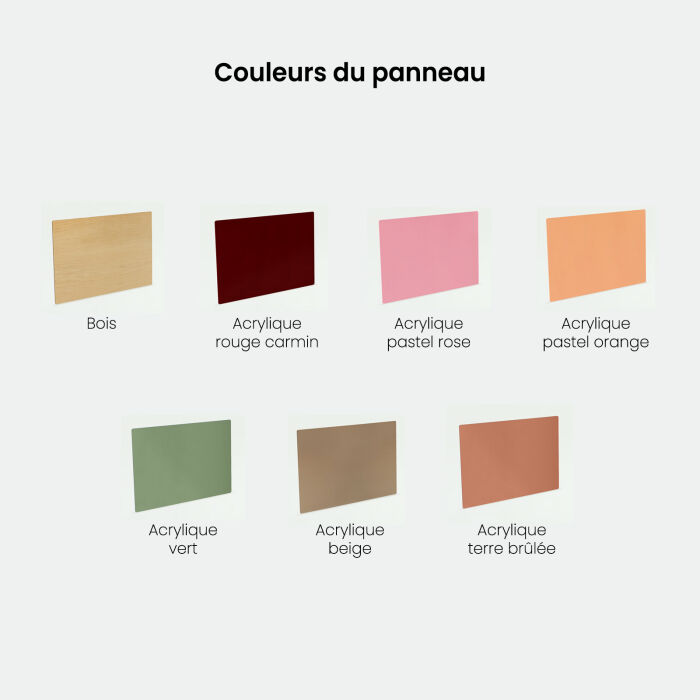 Panneau bienvenue mariage rectangle 55x80 cm - 100% personnalisé