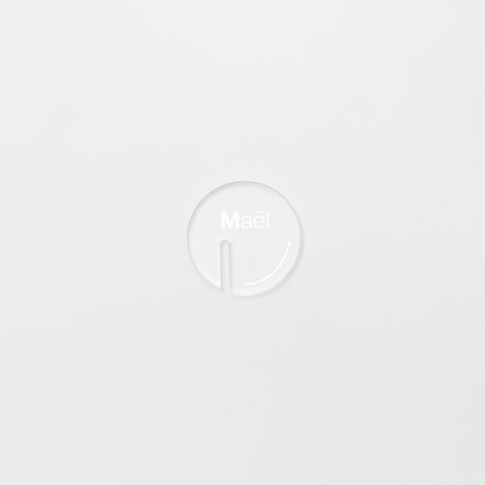 Marque-verre mariage personnalisé prénoms invités acrylique givré 4x4 cm - Garden