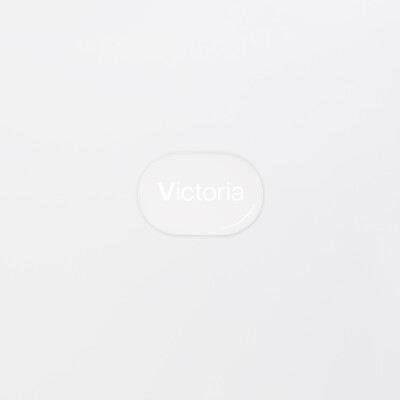 Marque-place mariage personnalisé acrylique givré 5,3x3,5 cm - Garden