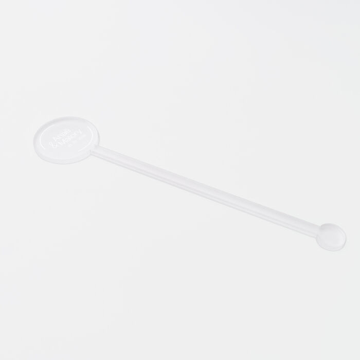 Touillette mariage personnalisée prénoms mariés acrylique givré 3x16 cm - Garden