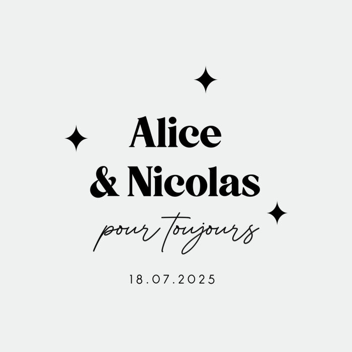 Boîte à alliances mariage personnalisée carrée prénoms mariés verre gravé 10x10x5 cm - Pop