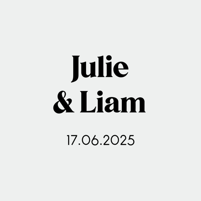 Boîte à alliances mariage personnalisée rectangulaire prénoms mariés verre gravé 8x4x4 cm - Pop