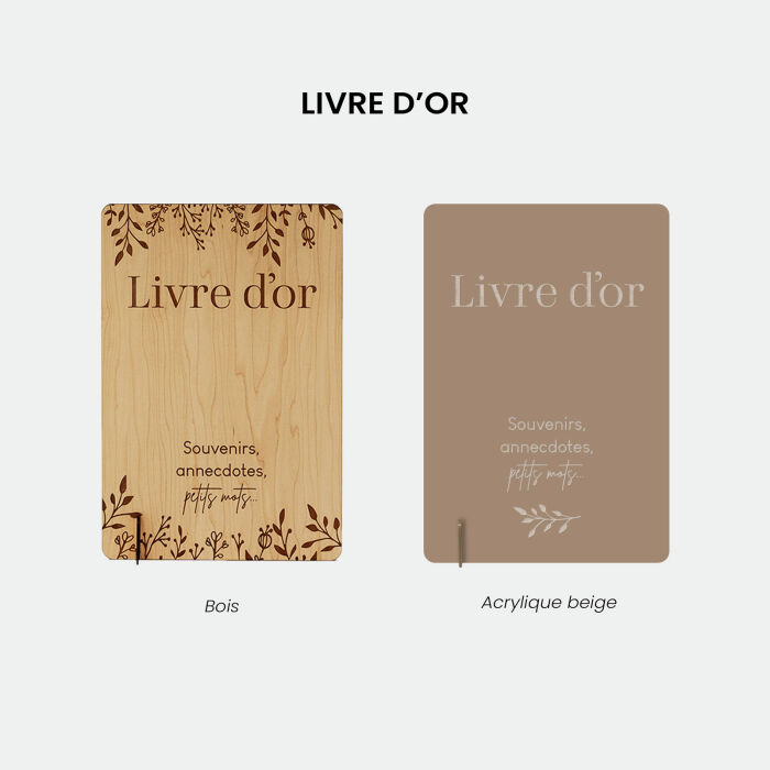 Pack décoration mariage personnalisée 70 invités - Bohème