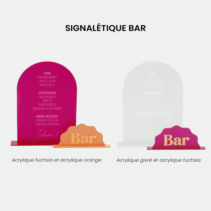 Pack décoration mariage personnalisée 70 invités - Pop