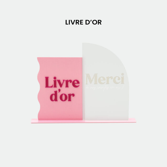 Pack décoration mariage personnalisée 70 invités - Pop