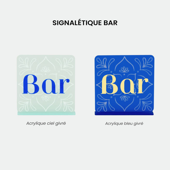 Pack décoration mariage personnalisée 70 invités - Blue Mediterraneo