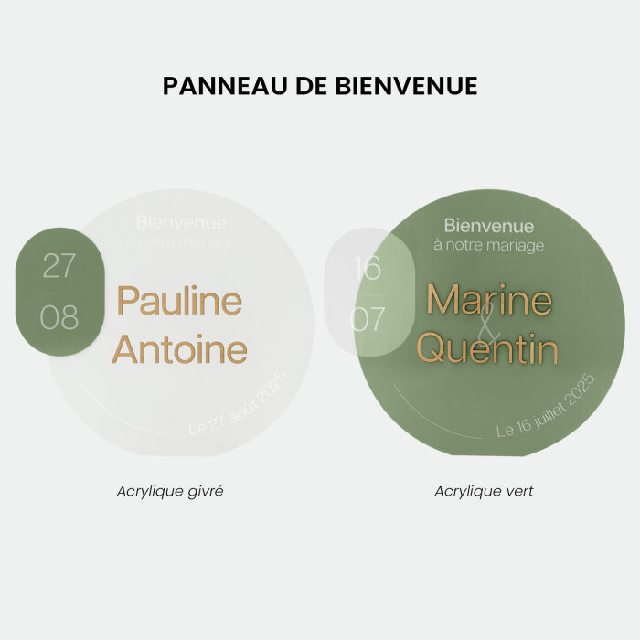 Pack décoration mariage personnalisée 70 invités - Garden