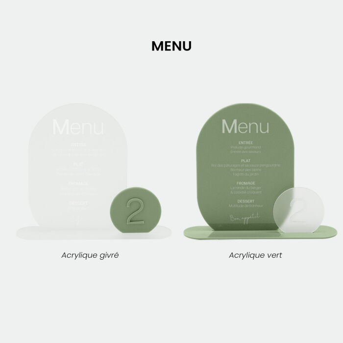 Pack décoration mariage personnalisée 70 invités - Garden