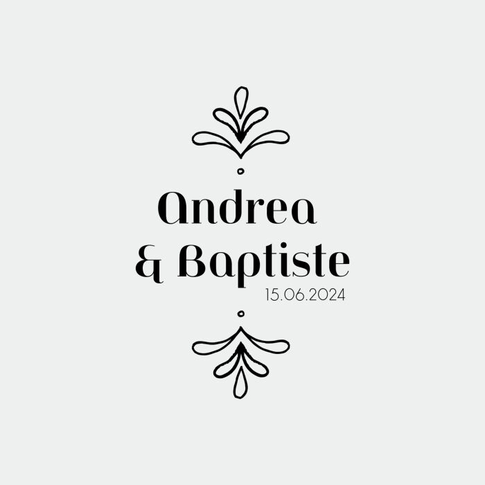 Boîte à alliances mariage personnalisée carrée prénoms mariés verre gravé 10x10x5 cm - Blue Mediterraneo