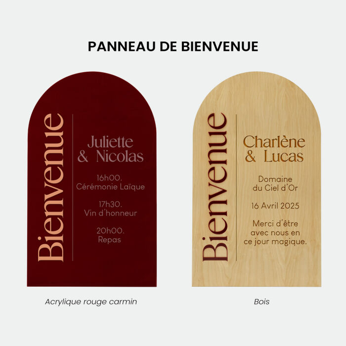 Pack décoration mariage personnalisée 70 invités - Terracotta