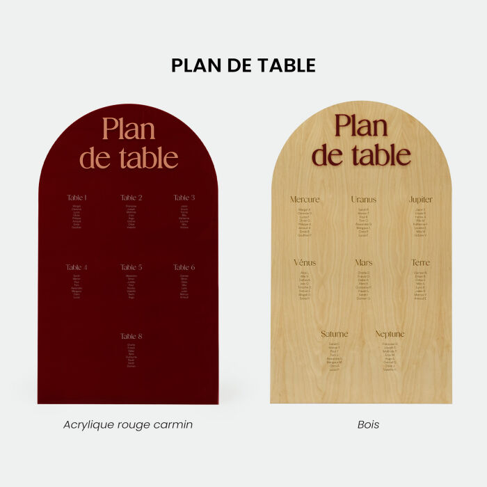 Pack décoration mariage personnalisée 70 invités - Terracotta